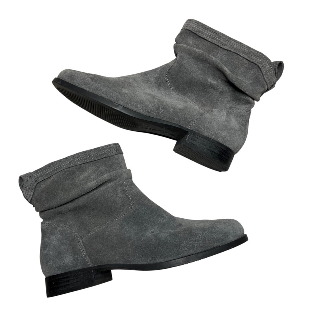 KOOLABURRA BY UGG Ankle Boots Lorelei Slouch Suede Leather Gray Size 7 1096439